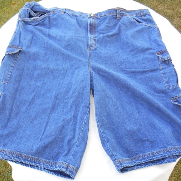 King Size brand cargo denim jeans  size 68 - Picture 2 of 8
